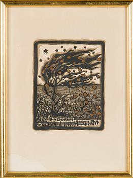 Hugo Simberg, "In Memoriam Aleksis Kivi".