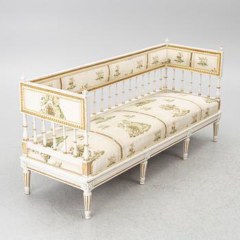 Sofa, Gustavian, late 18th century.