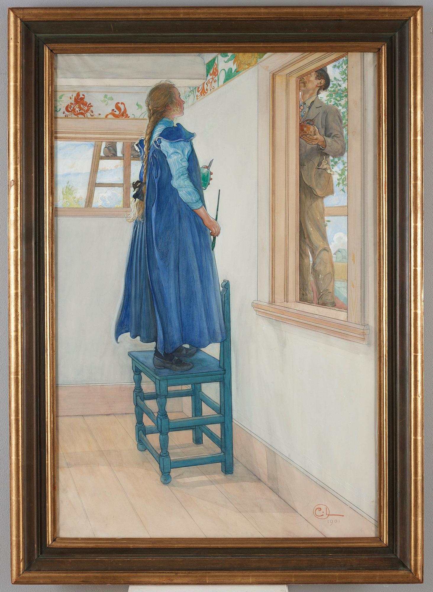 Carl Larsson, "Suzanne och en ann' ".