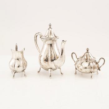 Mocha service 3 pcs silver first half of the 20th century.