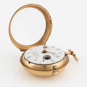 Erik Lindgren, (1729-1786), Stockholm, pocket watch, 46,5 mm.