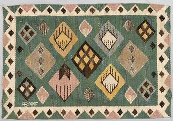 Märta Måås-Fjetterström, vävnader, 4 st. "Knoppen",  gobelängteknik, ca 34,5 x 36-37 cm - 34-35,5 x 51 cm, signerad AB MMF.