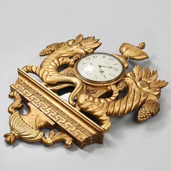 VÄGGPENDYL, empire, Nils Berg (verksam 1757-1794) Stockholm, 1800-talets första hälft.