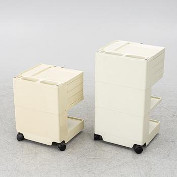 Joe Colombo, a 'pair of 'Boby' plastic chest of drawers, Bieffeplast, Padova, Italien.
