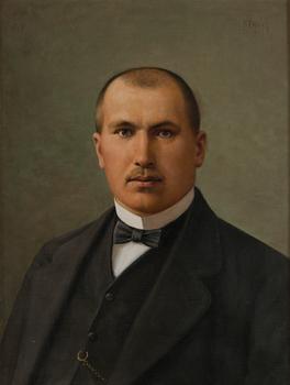 Felix Frang-Pahlama, Portrait of a man.
