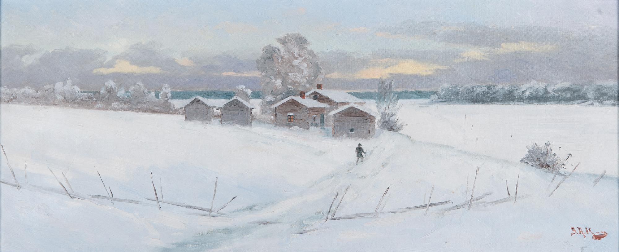 Sigfrid August Keinänen, Winter Landscape.