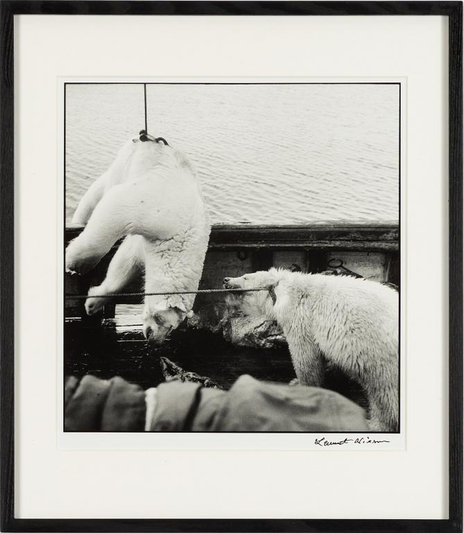 Lennart Nilsson,  "Isbjörnsjakt vid Hvitøya (Vitön), Svalbard, Norge 1947".