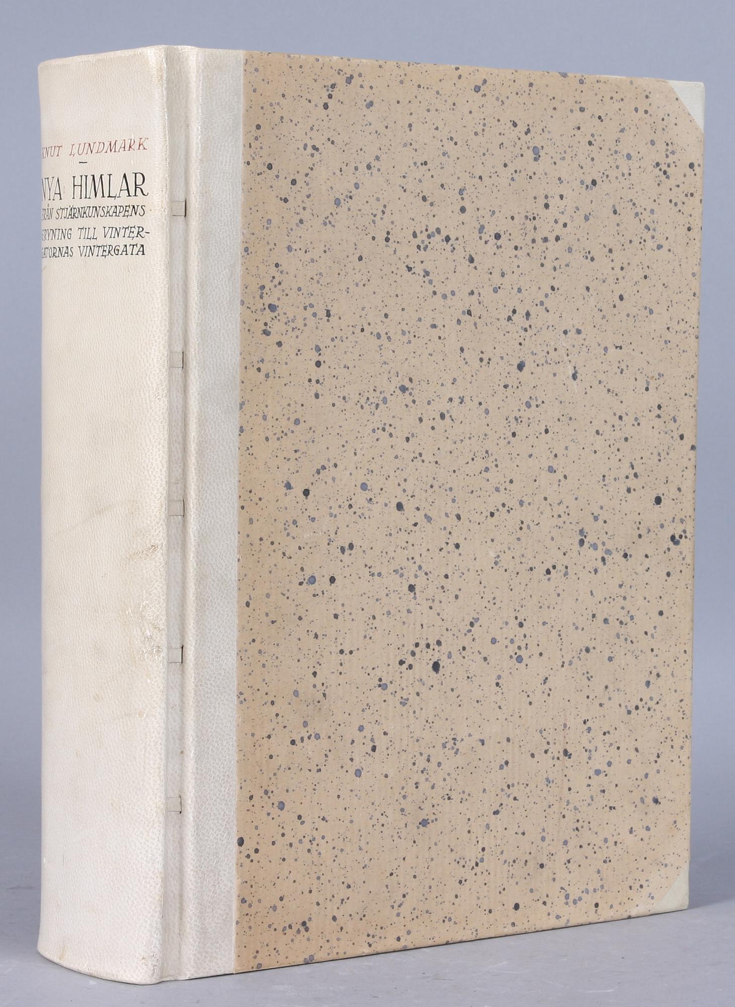 BOK, Knut Lundmark: "Nya Himlar Från stjärnkunskapens gryning till vintergatornas vintergata", Nordisk Rotogravyr, Stockholm, 1943.