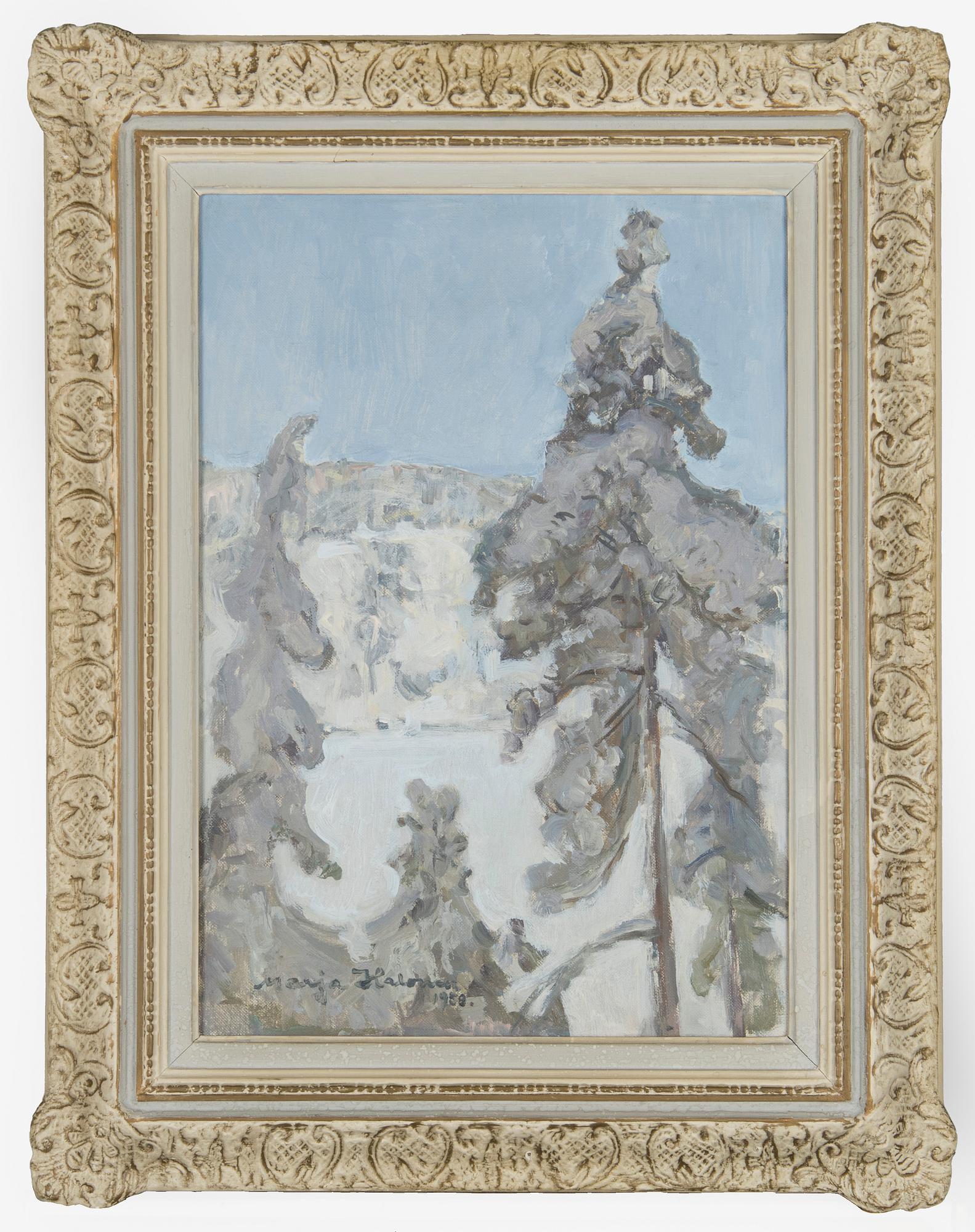 Marja Halonen, Talvimaisema.