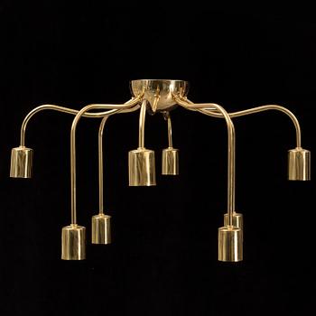 Josef Frank, a model 2358 brass ceiling light, Svenskt Tenn.