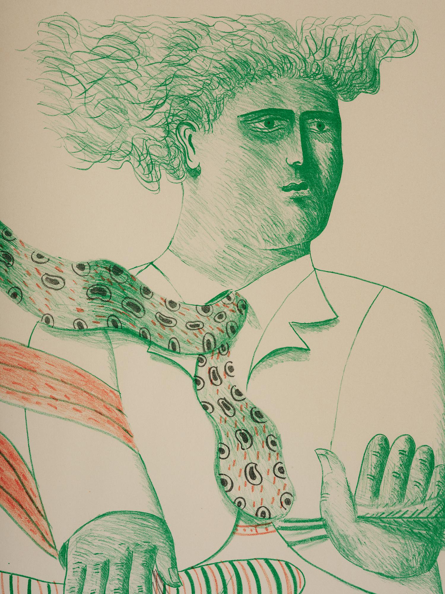 Alexandre Fassianos, Untitled from: "Hommage aux Prix Nobel" (The Nobel Prize Portfolio).