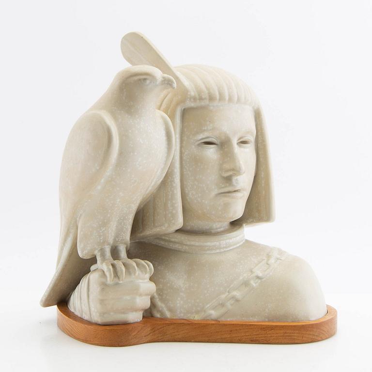 Gunnar Nylund, "Falkeneraren", Rörstrand, 1940-tal.