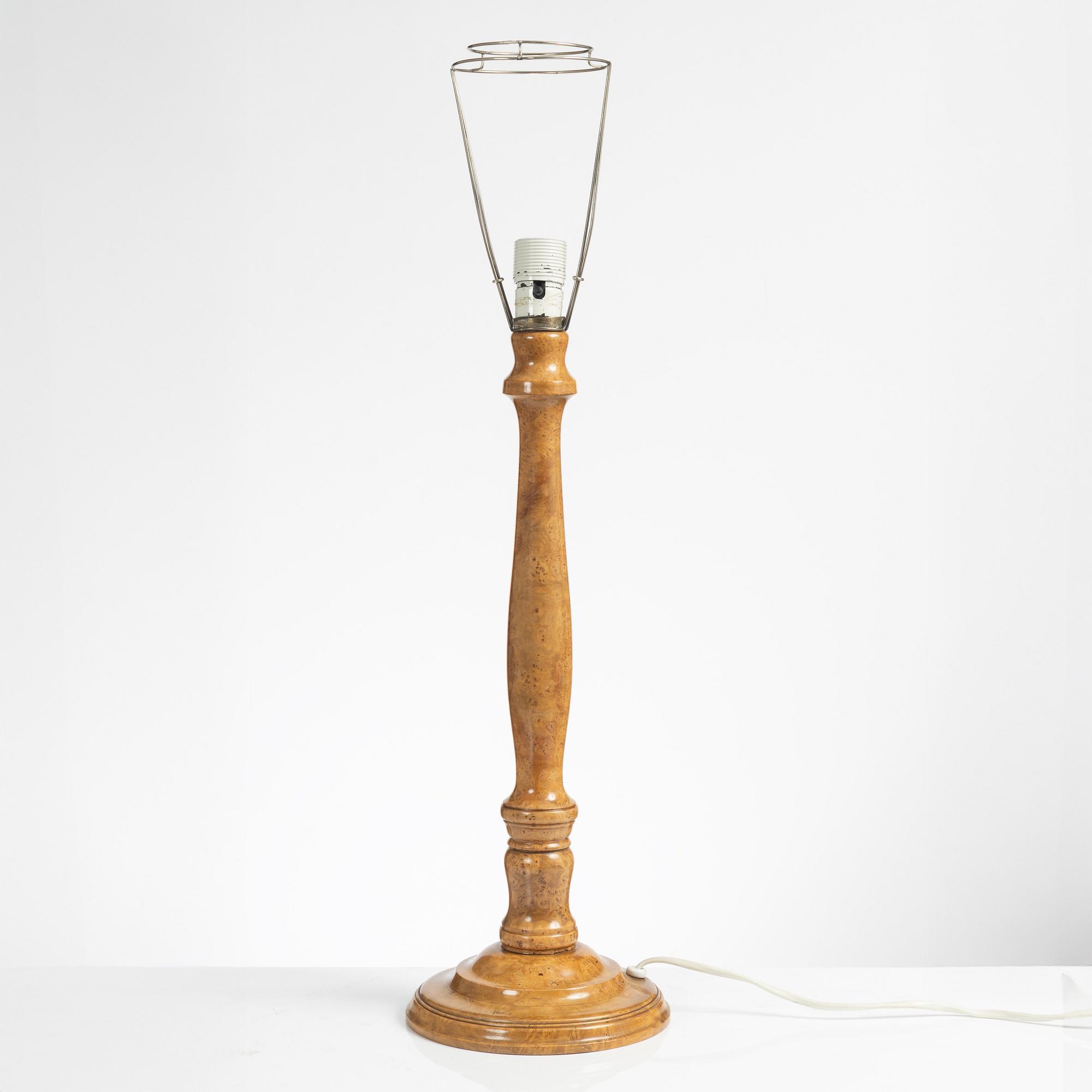 Bordslampa, 1900-talets första hälft.