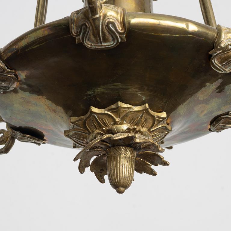 Table lamp, Empire style, 19th century.