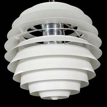 A ceiling lamp by Poul Henningsen for Louis Poulsen, model "PH Globe/Louvre", hight ca 60 cm.