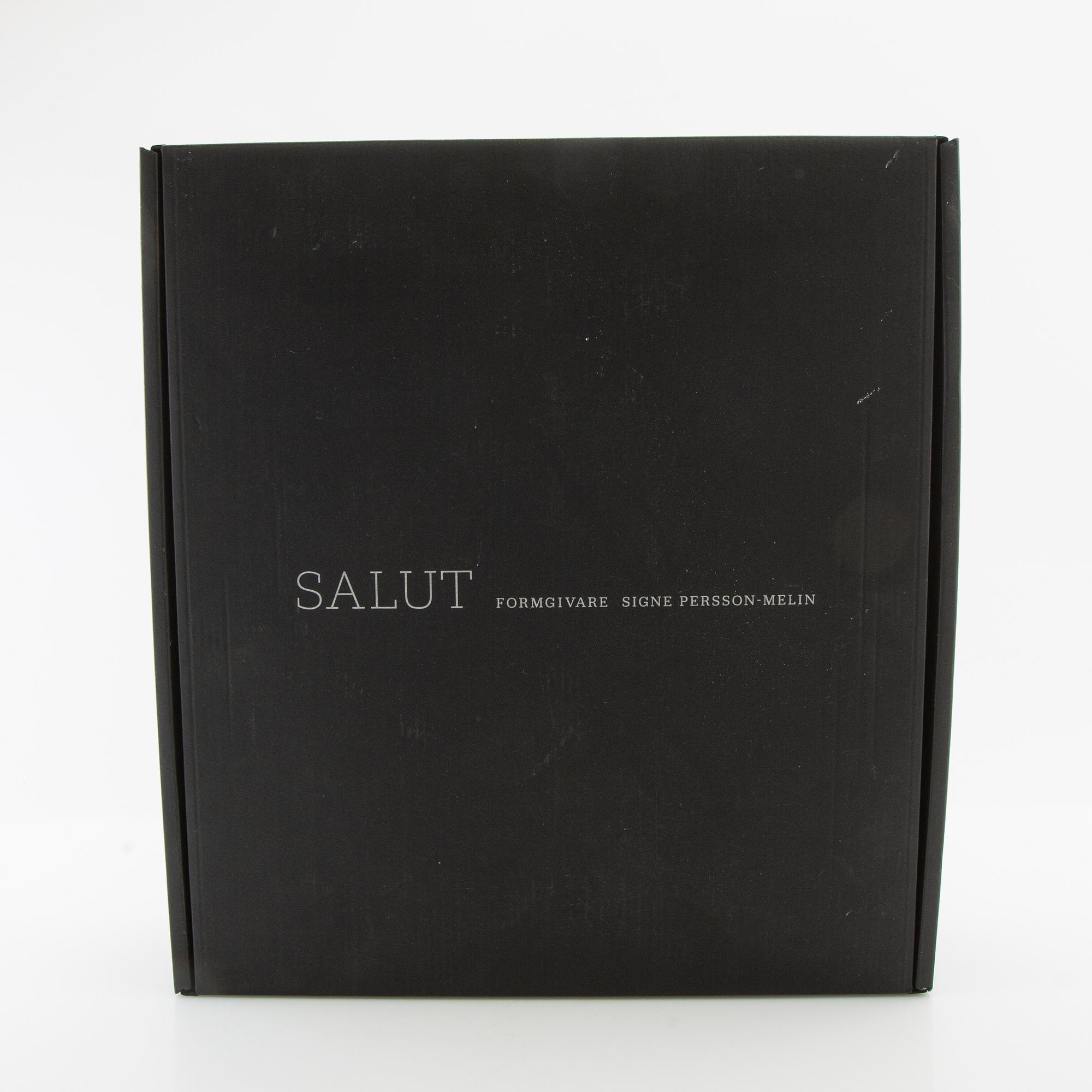 Signe Persson-Melin, candelabrum "Salut" for Byarums Bruk, late 20th century, cast aluminium.