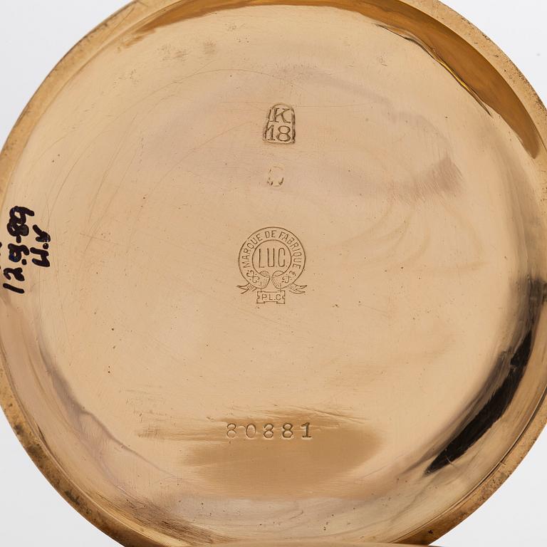 L.U.C. (Louis-Ulysse Chopard), taskukello, savonette, 51,5 mm.