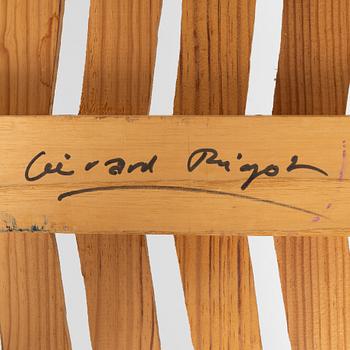 Gérard Rigot, An armchair, signed.
