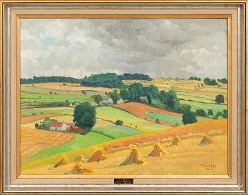 Fritz Kärfve, Fritz Kärfve, oil on canvas, signed, dated -43.