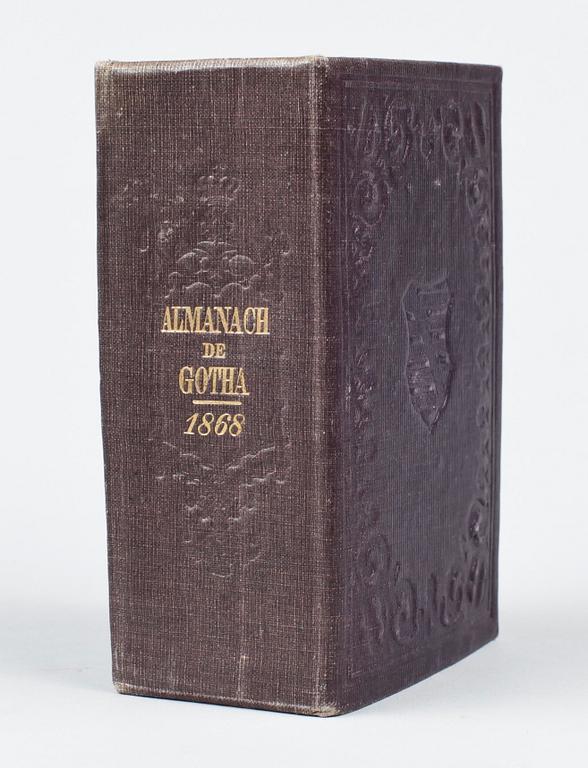 ALMANACH DE GOTHA, ca 540 st, 1782-1944.