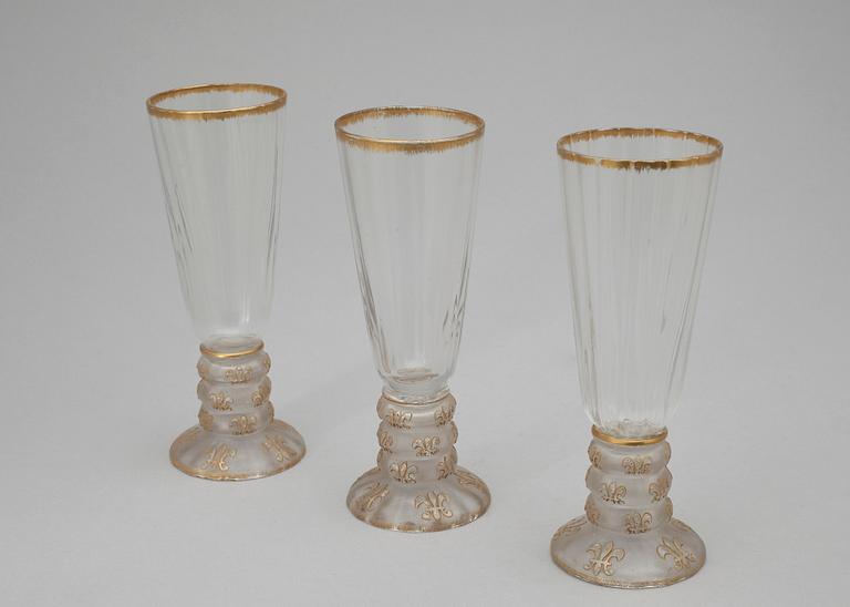 CHAMPAGNEGLAS, 3st, 1800-talets slut.