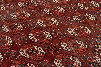 Rug, antique Tekke/Turkmen, from around 1850-1880. approx. 353 x 214 cm.