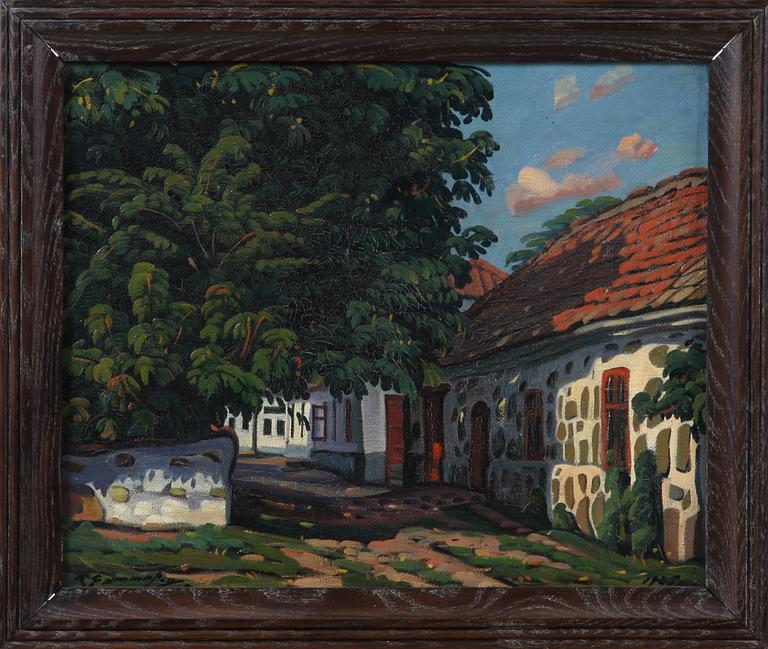 PER GUMMESON, olja på duk, sign.