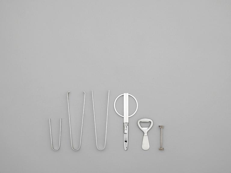 A set of 138 pcs of Wiwen Nilsson silver flatware, Lund 1953-1974, sterling.