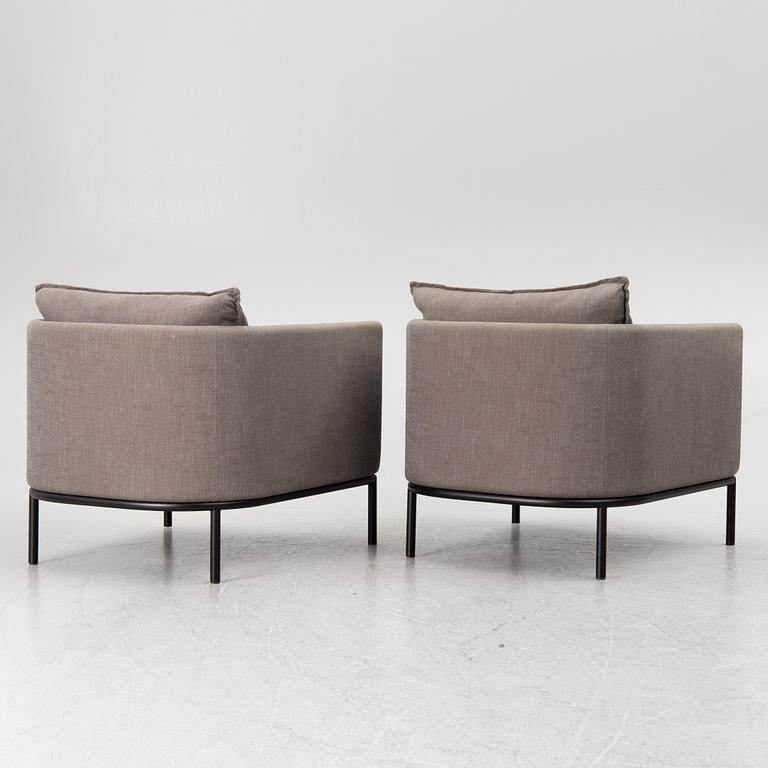 Armchairs, a pair, "Piet", Slettvoll, Norway.