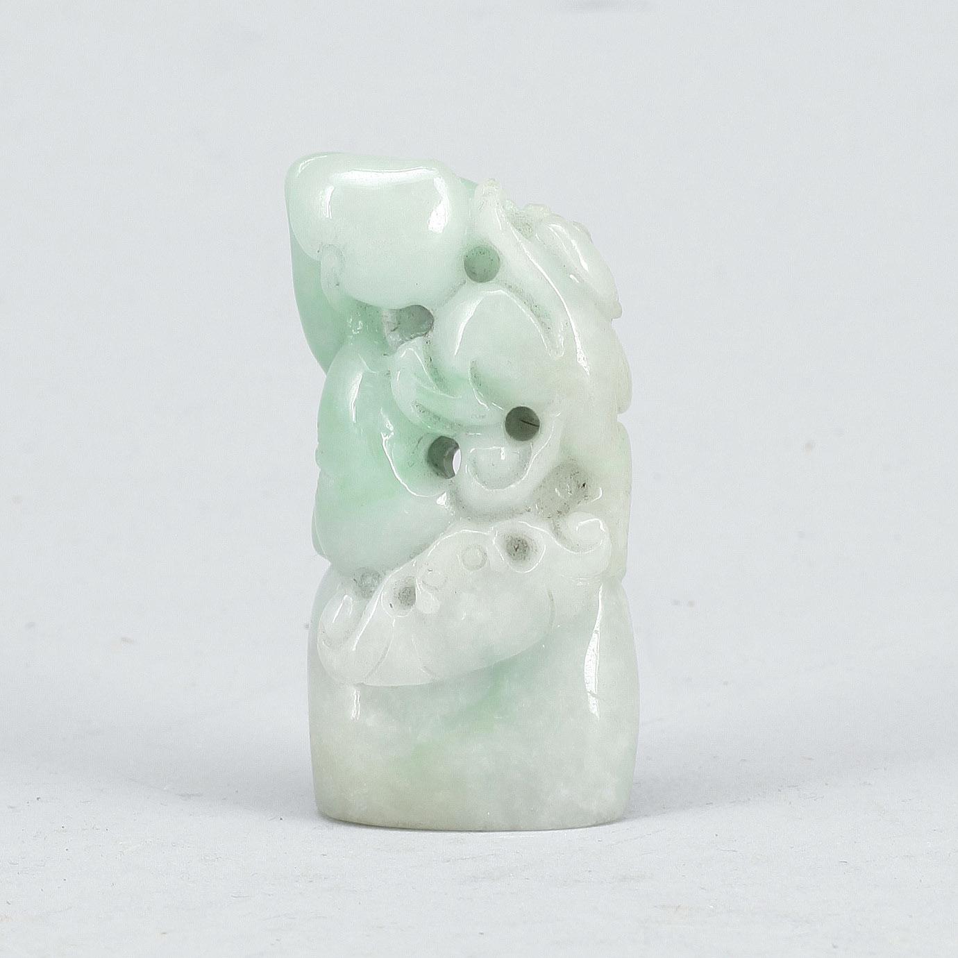 FIGUR, nefrit, Kina, 1900-tal.