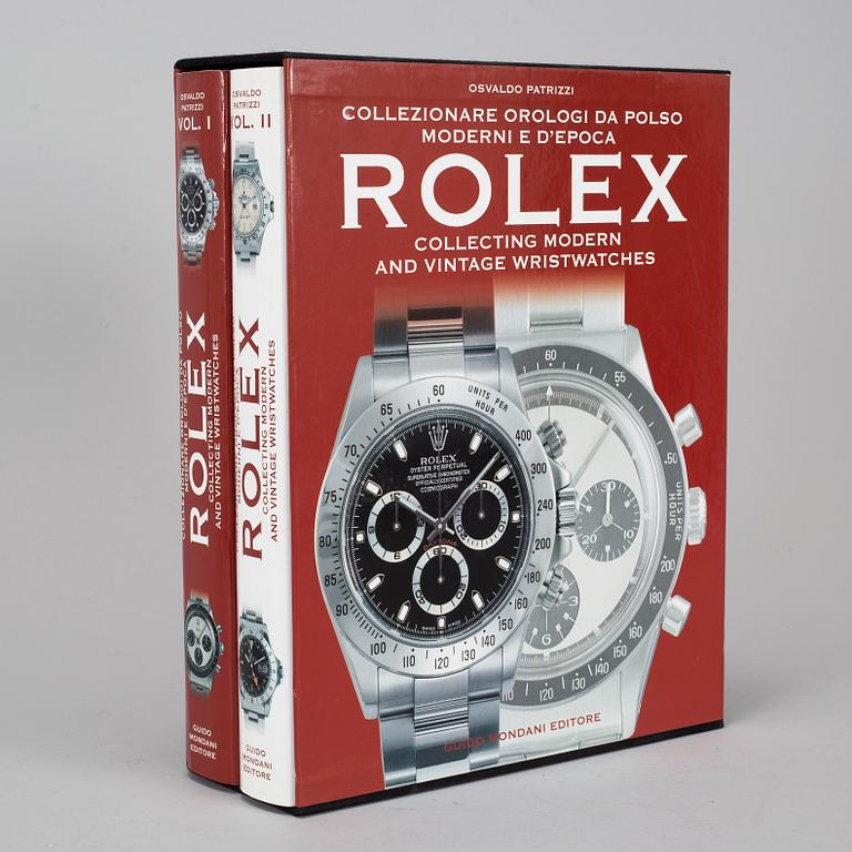 ROLEX, II vol. books Collecting modern and vintage wristwatches by Osvaldo Patrizzi.