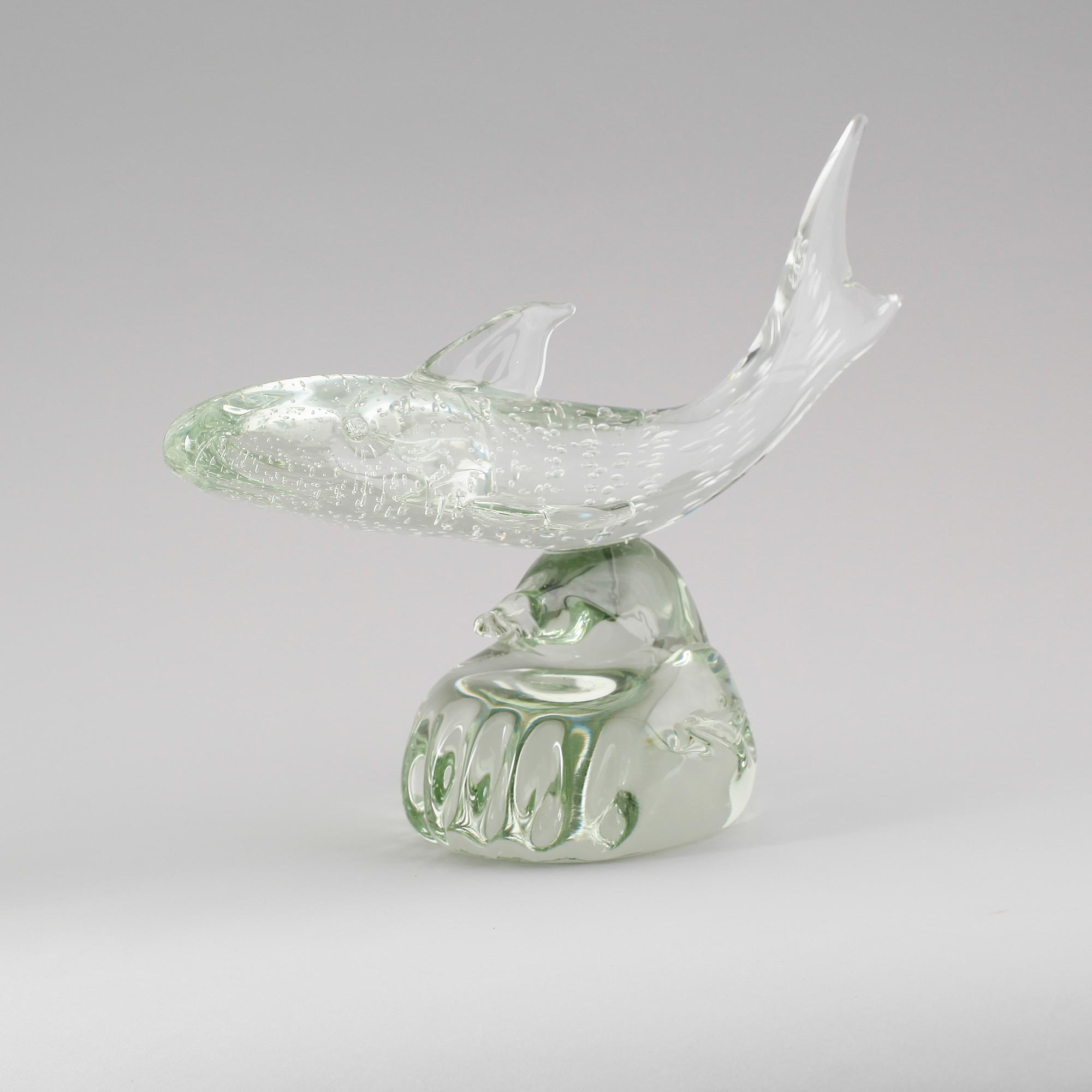 SKULPTUR, glas, Sergio Rossi, Murano, Italien, signerad, 1900-talets andra hälft.