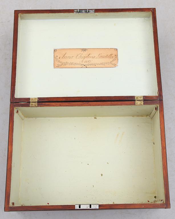 SCHATULL, 1800-talets första hälft.