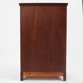 Carl Malmsten, a rare rosewood chest of drawers, Sweden, 1950s.