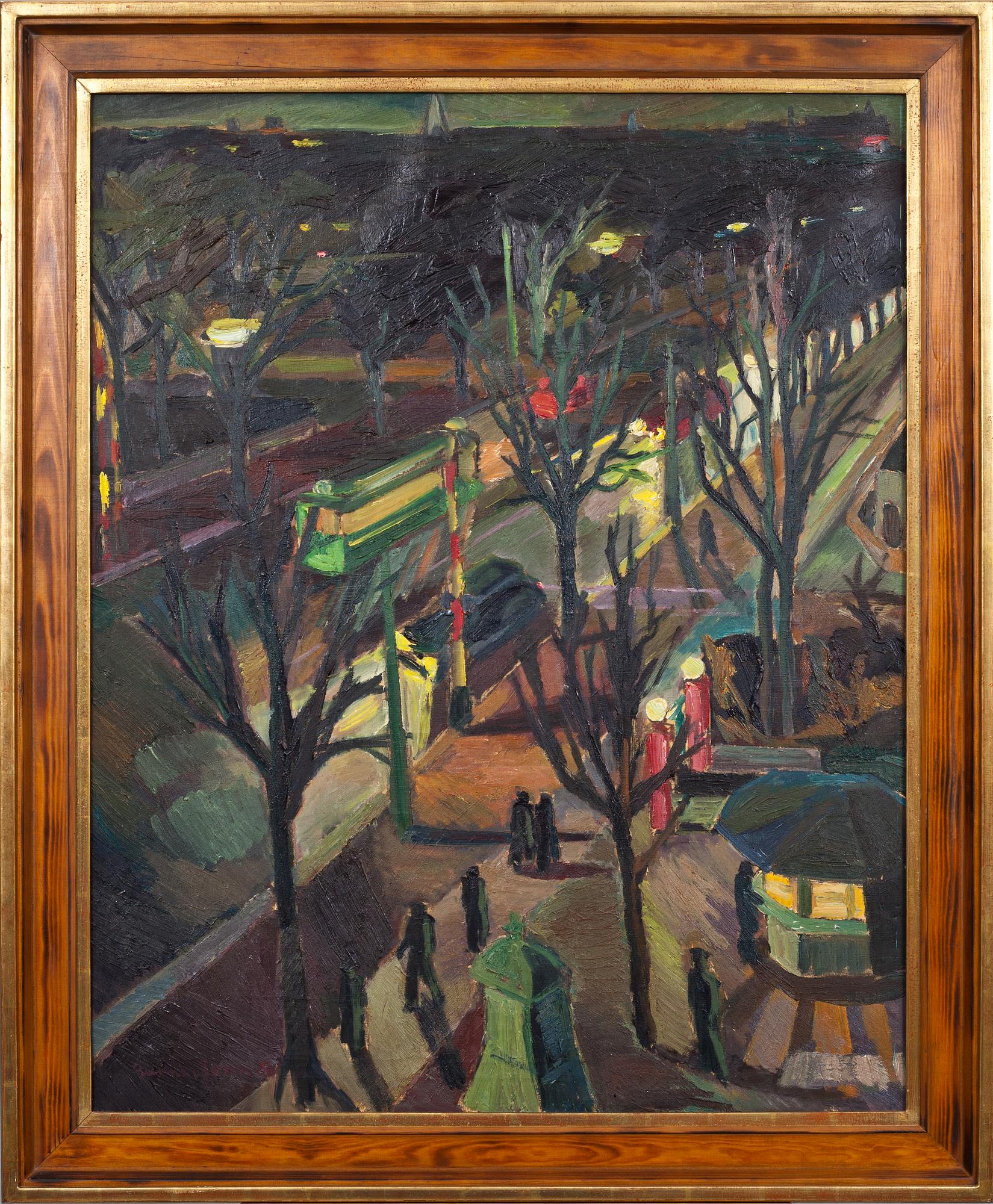 GUNNAR JONN, olja på duk, signerad och daterad -36.