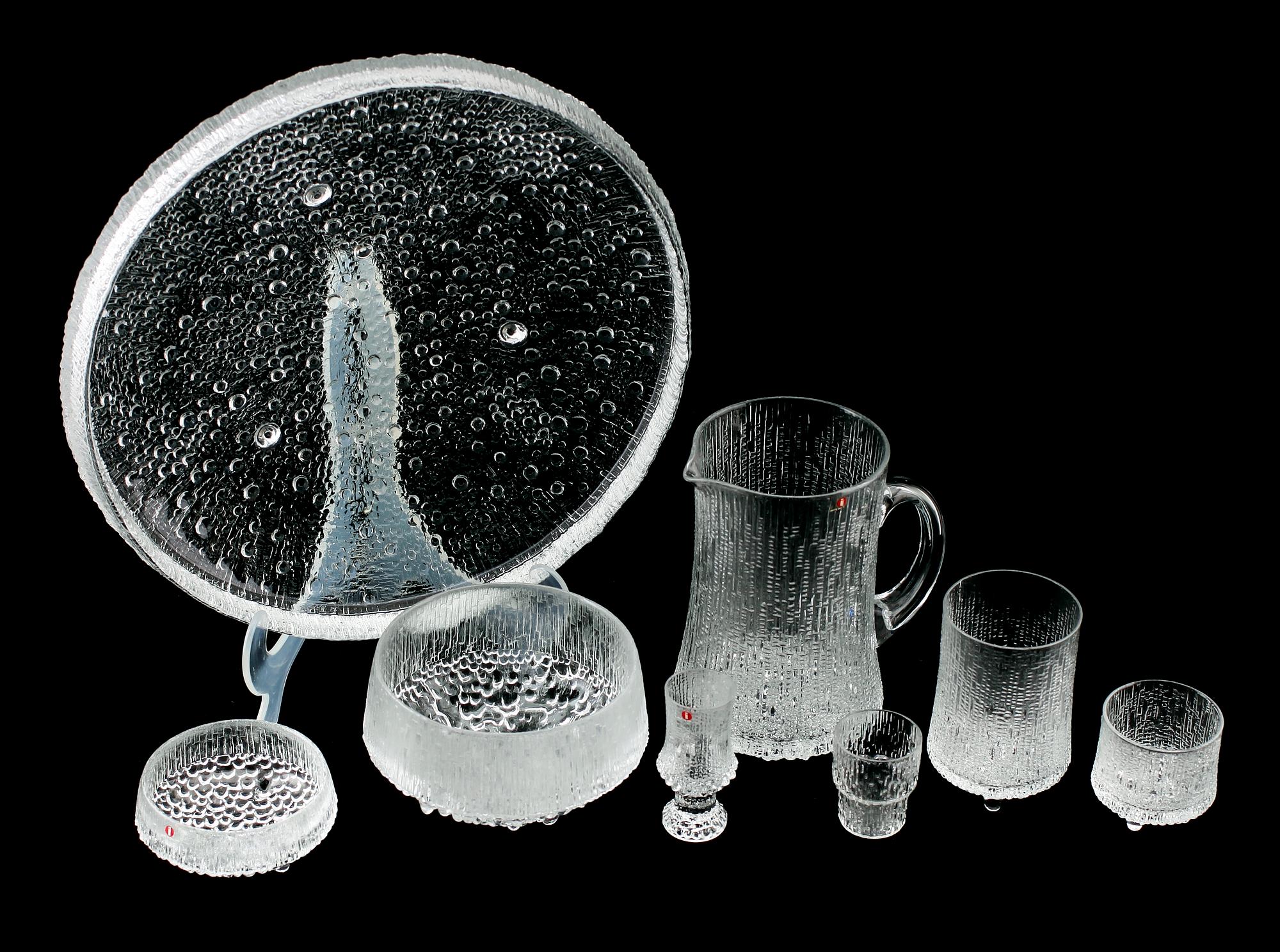 GLAS, 26 delar, "Ultima Thule", Tapio Wirkkala, Iittala.
