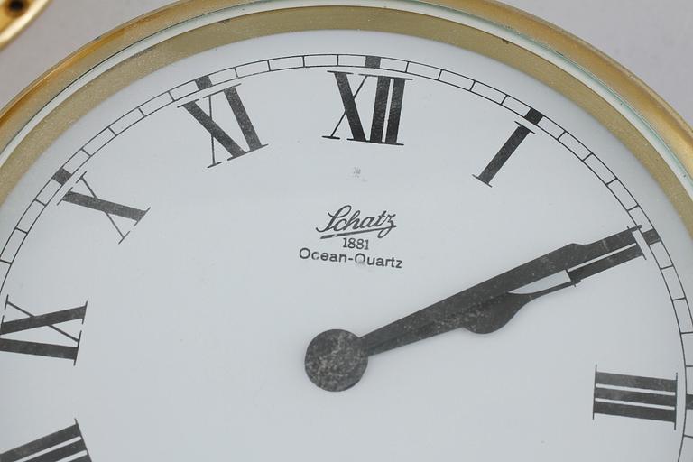 A clock and a barometer from Schatz, second half of the 20th century.