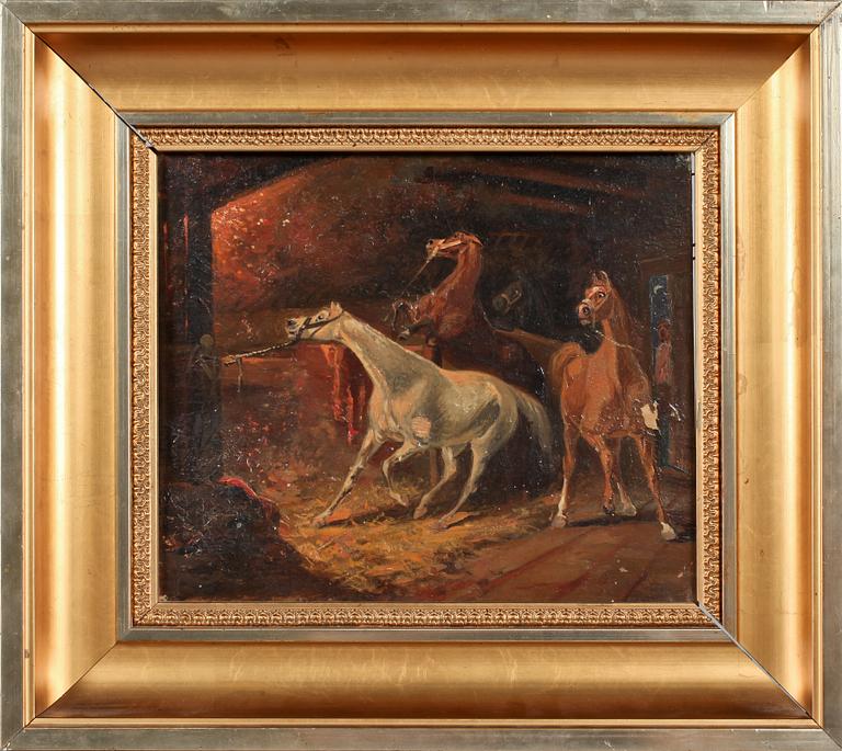 JOHN ARSENIUS, olja på pannå, signerad samt otydligt daterad.