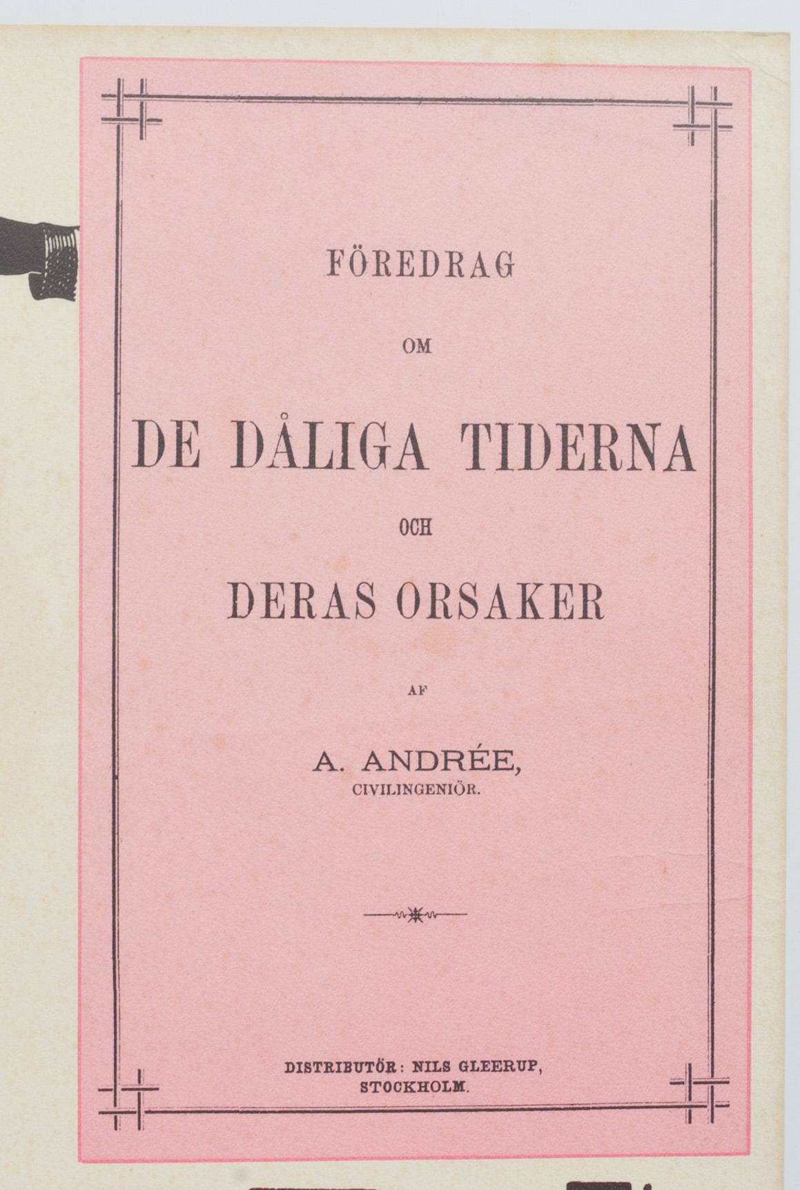 STURE JOHANNESSON, 2 st. Färgserigrafier.
"Andrée will take a trip" mm.