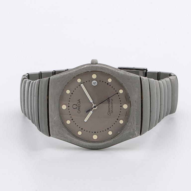 Omega Seamaster Recife Quartz, wristwatch, 34 mm.
