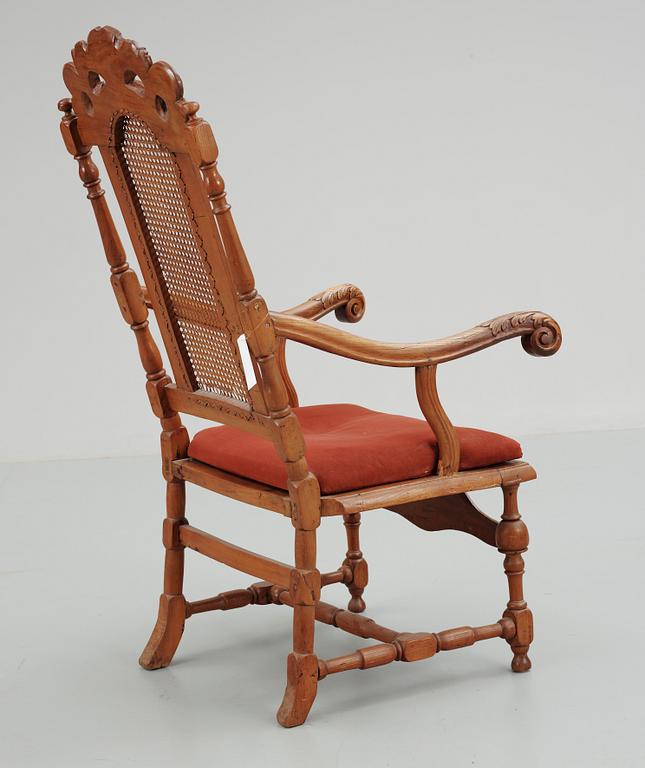 KARMSTOL, delvis barock, 1700-tal.