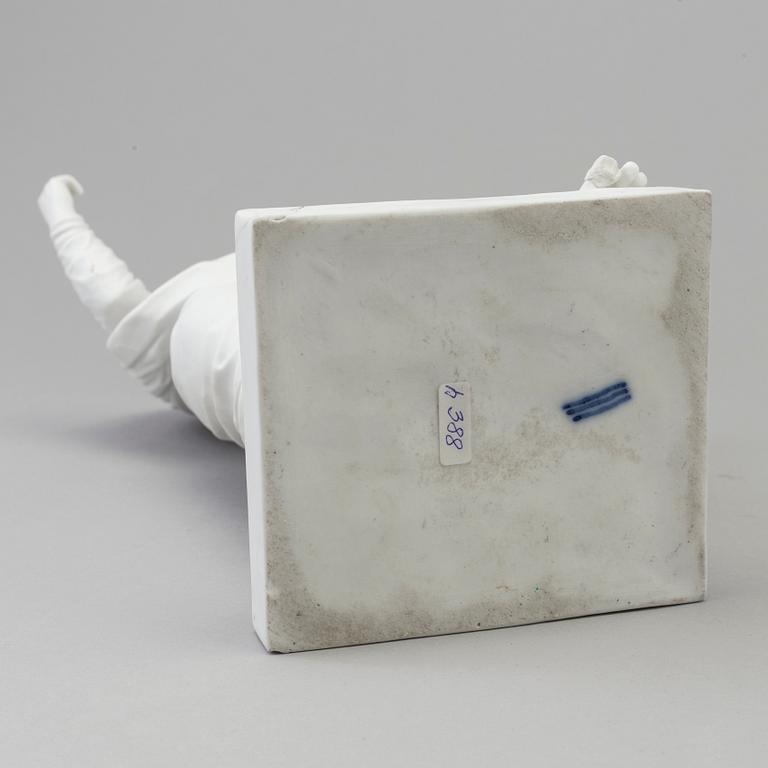 A bisquit figure of 'the Apostel Paulus' after Bertel Thorvaldsen. Royal Copenhagen, Denmark, 1860's.