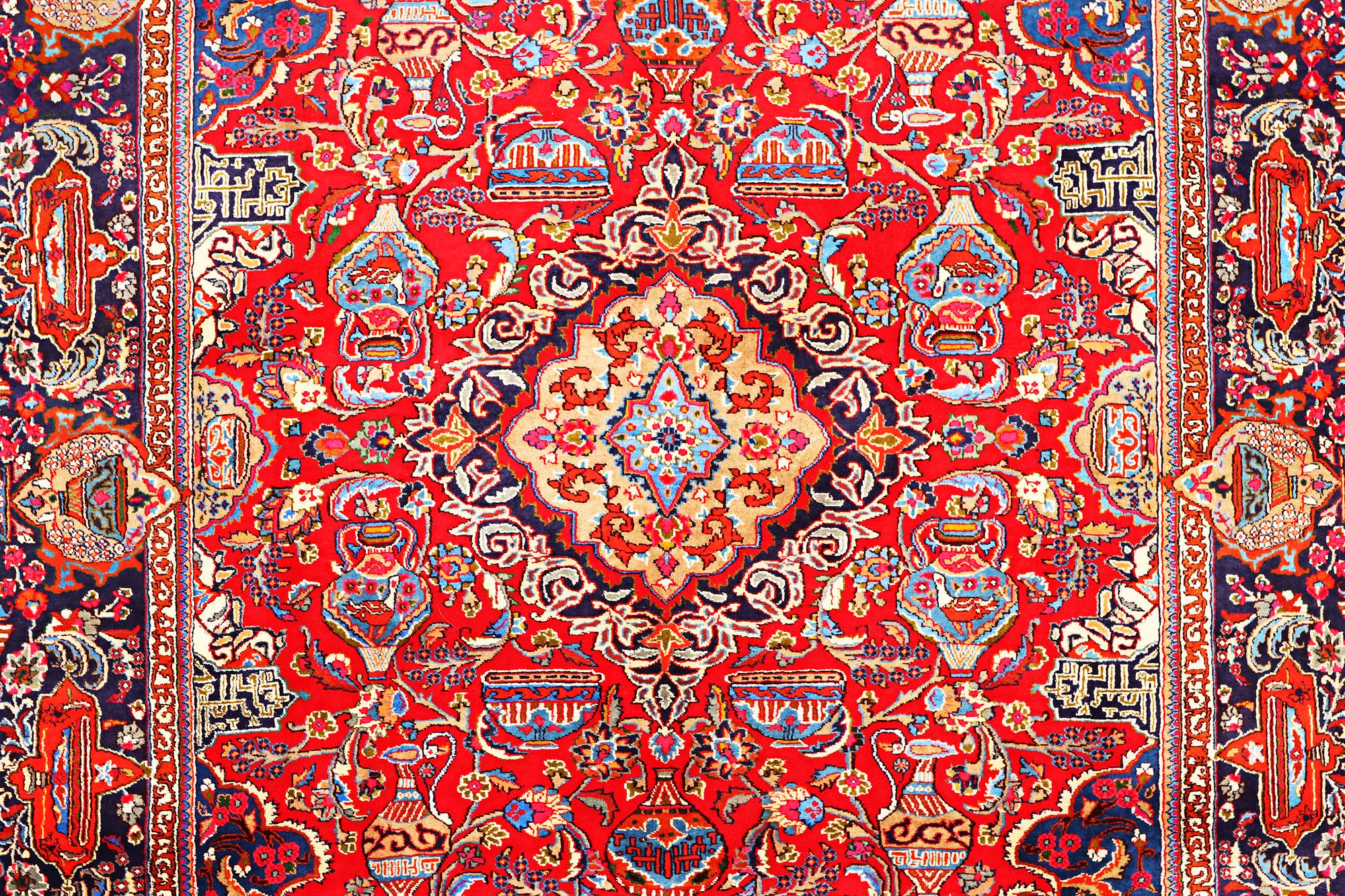 A Kashmar carpet, a. 376 x 298 cm.