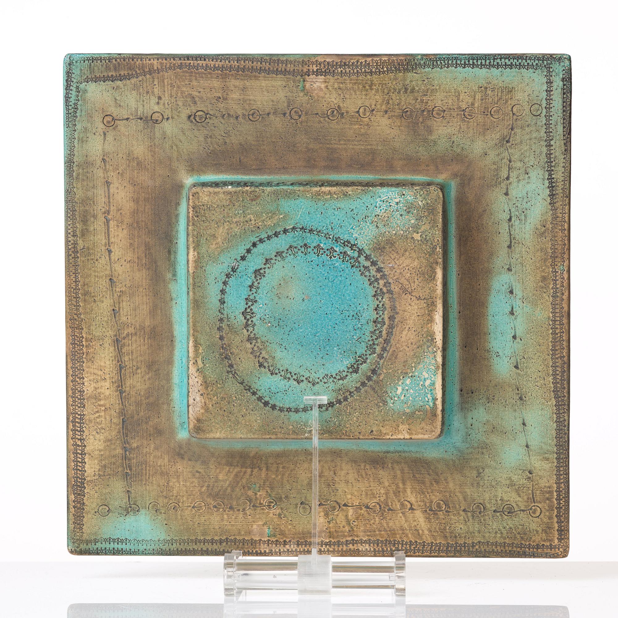Rut Bryk, a stoneware sculpture/ dish, Finland 1950-60's.