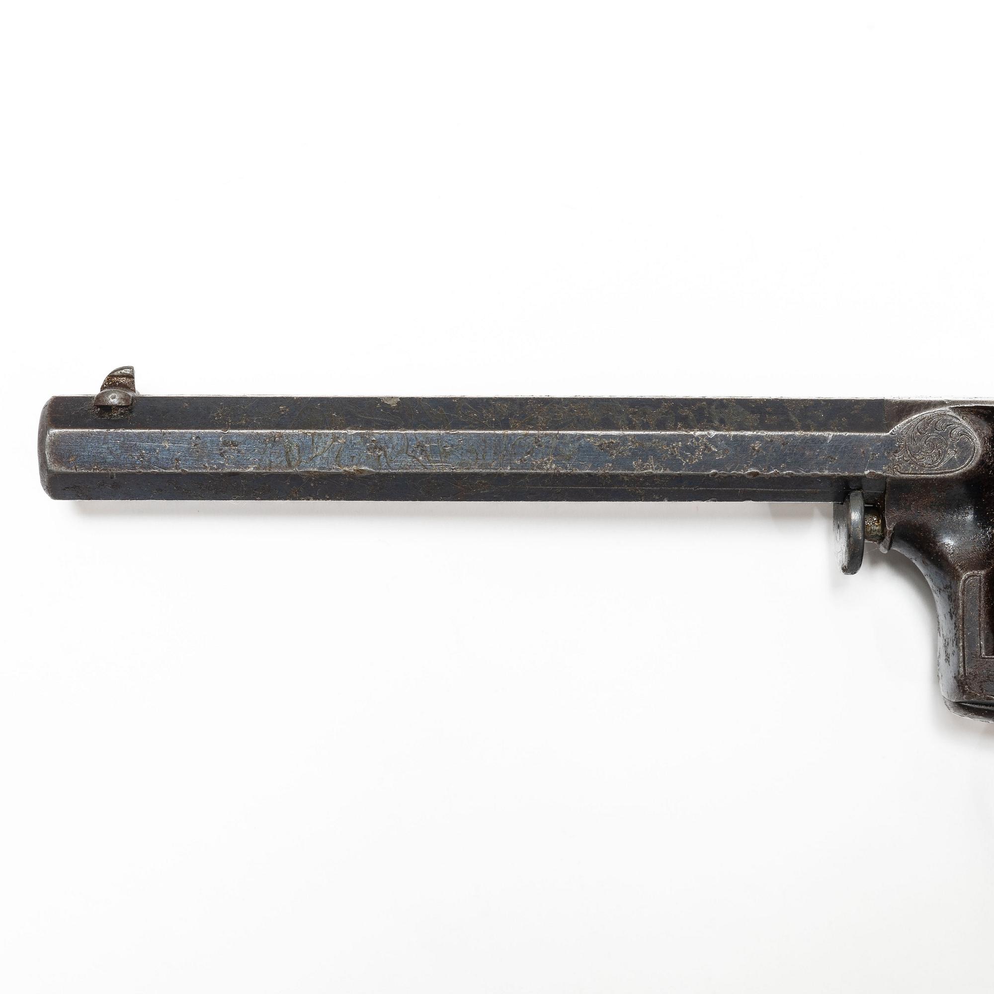 Slaglåsrevolver, brittisk  Deane, Adams & Deane. 1800-talets mitt.
