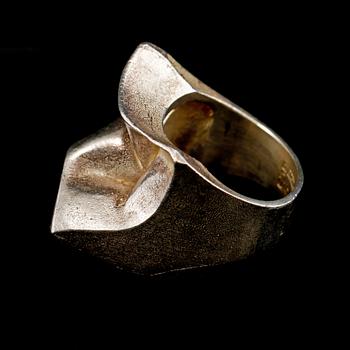 RING, sterlingsilver, Björn Weckström, Lapponia, Finland, 1900-talets fjärde kvartal. Vikt ca 17 g.