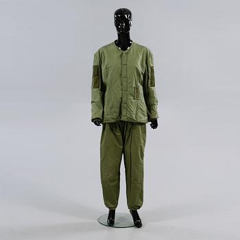 FLYGUNIFORM SAMT FLYGOVERALL, Sverige, 1900-talets andra hälft.