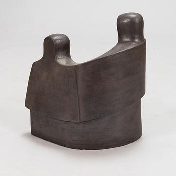 Satu Syrjänen, skulptur, keramik, signerad 1986.