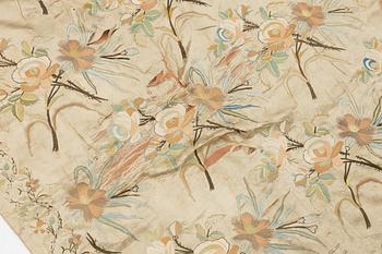 Antikt siden broderi, 1800.tal.