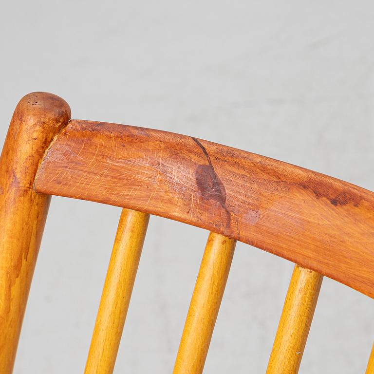 David Rosén, chairs, 4 pcs, "Napoli", second half of the 20th century.